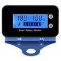 IPX7 Waterproof Battery Monitor with Bracket 7-100V,Car Motorcycle Golf cart Battery Meter Digital Battery Capacity Remaining Capacity Percentage Tester with Buzzer Alarm and Temperature