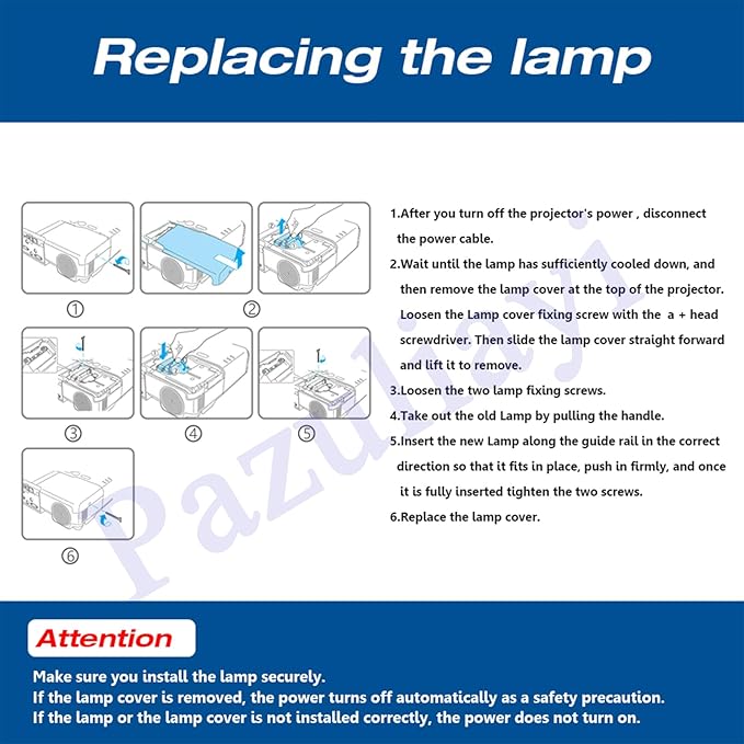 Pazuliayi NP16LP /60003120 Replacement Projector Lamp Bulb for NEC M300XS M311W M300W M361X ME331W P350X M260WS ME361W UM280W UM280X M300XG ME360X ME350XG