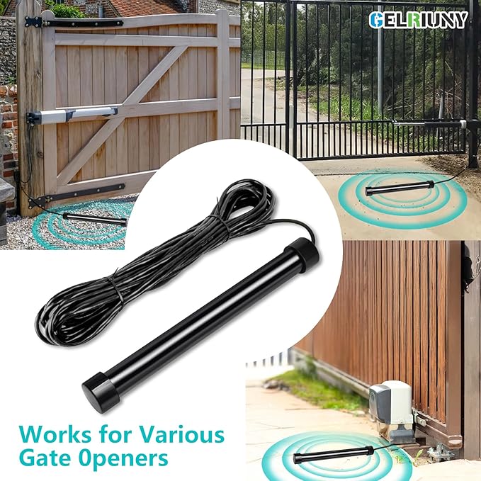 2026 Upgraded Vehicle Exit Sensor, Automatic Gate Opener Car Detector with 50 ft Cable, Compatible with Mighty Mule,Ghost Controls,LiftMaster Vehicle Door Opening Systems