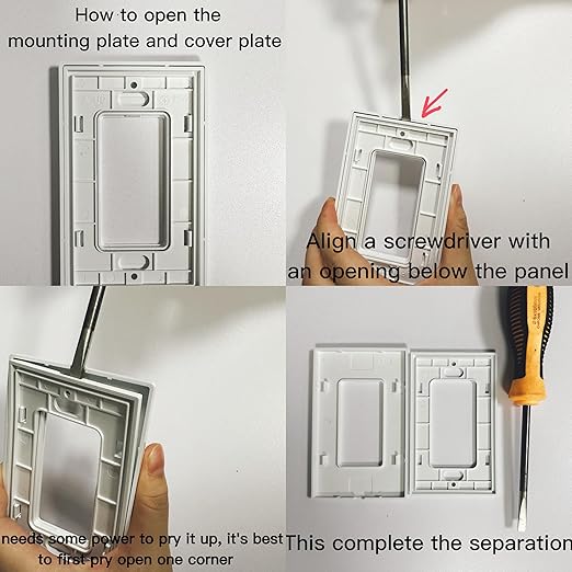 RAYZEEK 2 Pack PIR Motion Sensor Light Switch,Occupancy Sensor Switch | 5Amp | Sigle-Pole | No Neutral Required, Operable Without Ground Wire,PC Fireproof,UL Listed