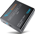 BlueRigger Digital Optical Audio Splitter (Active Toslink Splitter 1 in 3 Out, SPDIF, Fiber Optic Adapter) - Compatible with Home Theatre, Xbox, PS4, DVD, Receiver, TV, LPCM2.0, DTS, Dolby Digital