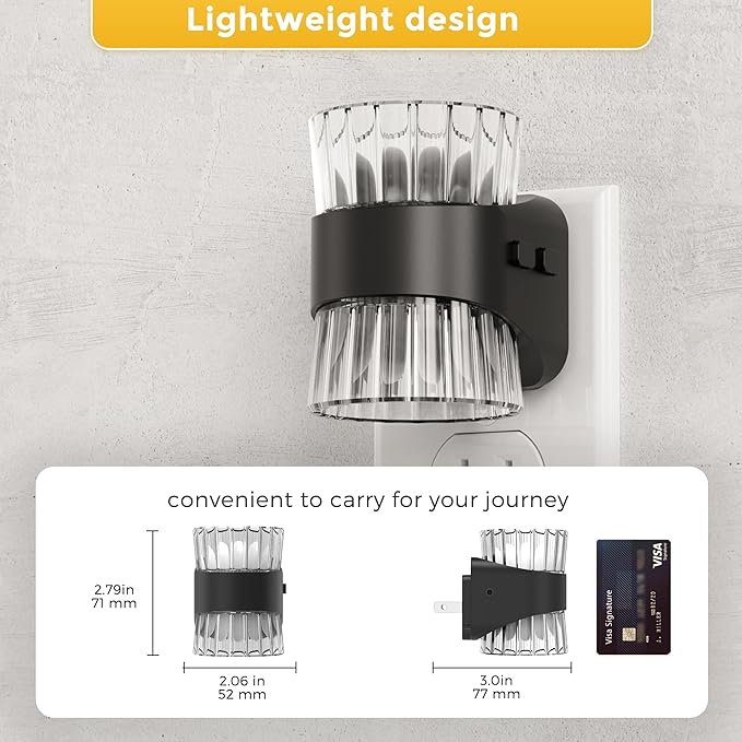 L LOHAS LED Night Light, Modern Night Lights Plug into Wall, 3000K/4000k/5000K Adjustable Color Temperature Night Light,Dimmable Nightlights with Dusk to Dawn Sensor for Rooms Bathroom Hallway