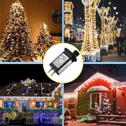 30V 0.2A LED Controller 8 Mode with Timer Memory Function Replacement Model JT-EL/FC300V0200-C Class 2 Power Supply IP44 Low Voltage Transformer for Halloween Christmas Light