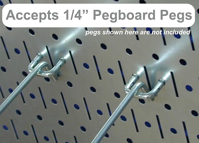 Wall Control Power Tool Storage Organizer Kit Cordless Drill Holder Charging Station Rack 16” x 32” Metal Pegboard Organization System (Green Pegboard)