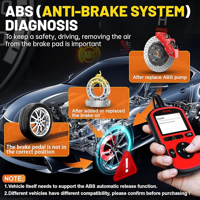 Autel OBD2 Scanner AutoLink AL549(Upgraded Ver. of AL519)Code Reader with AutoVin, Read/Erase DTCs for ABS, Universal Car Battery Test,OBDII Scan with Live Data,Check Engine Fault OBD2 Diagnostic Tool