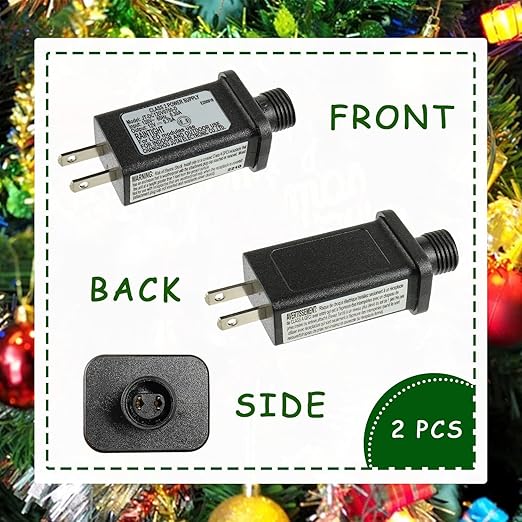 SIGANDG 12V 8.4W LED Transformer Replacement Class 2 Power Supply for Christmas String Light Inflatable Decorations LED Controller IP44 Waterproof Low Voltage