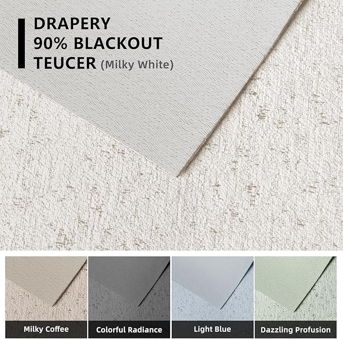 SmartWings Drapery Fabric Samples, for Custom Curtain Fabric Selection, Various Styles for Indoor Room, Multi Color