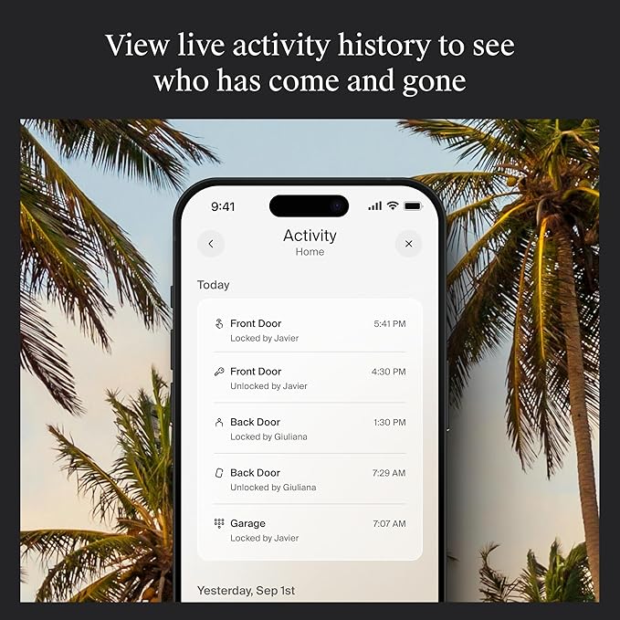 Level Lock+ (Wi-Fi) Smart Lock - World's Smallest Smart Lock Plus Apple Home Keys - Lock/Unlock from Anywhere - Level App for iOS & Android - Works with Apple Home, Alexa, Google Home (Satin Chrome)