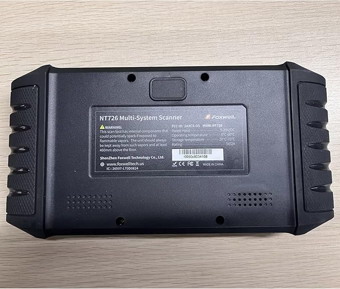 2026 FOXWELL NT726 OBD2 Scanner Diagnostic Tool, All System Bidirectional Scanner, Code Reader for Cars and Trucks with 12 Resets, ABS Bleeding/Oil/EPB/SAS/D-PF/TPMS/Injector Coding/Throttle/BMS..,FCA