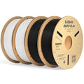 ELEGOO Rapid PLA Plus Filament 1.75mm Black & White 4KG, PLA+ 3D Printer Filament for 600 mm/s High Speed Printing, Dimensional Accuracy +/- 0.02 mm, 4 Pack 1kg Spool(2.2lbs)
