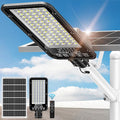 OKPRO 12000W Solar Street Lights Outdoor - 6500K Commercial Parking Lot Lights Dusk to Dawn, Waterproof Solar Powered with Remote Control, High Brightness Solar Street Light for Driveway/Yard/Garage