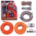 Elite Audio Premium 4 Gauge CCA Amplifier Installation Wiring Amp Kit, 2000 watt High-Power Wiring with Triple Shielded RCA’s and Mini ANL Fuse Holder - EA-PRMK4 Amp Install Kit