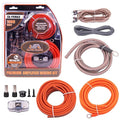 Elite Audio Premium 8 Gauge CCA Amplifier Installation Wiring Amp Kit, 1000 watt High-Power Wiring with Triple Shielded RCA’s and ANL Fuse Holder - EA-PRMK8 Amp Install Kit