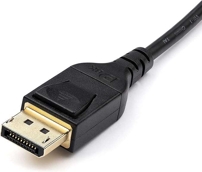 StarTech.com 3ft (1m) VESA Certified Mini DisplayPort to DisplayPort 1.4 Cable - 8K 60Hz HBR3 HDR - Super UHD mDP to DP 1.4 Cord - Slim (34 AWG) Ultra HD 4K 120Hz - Monitor/Video Cable (DP14MDPMM1MB)