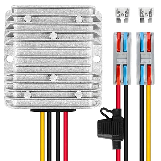 12V 240W DC-DC Converter Voltage Regulator, Step Down 24V to 12V 20A, Waterproof Module Power Supply for Golf Cart Accessories, Club Car Transformer