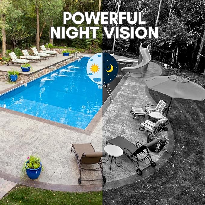Revo Hybrid 8CH 4K Security System, 2TB Video Surveillance Grade HDD, 6X 4K Indoor/Outdoor IR Cameras with Built-in Microphone, Remote Viewing via Smartphone, PC and MAC (no Monthly fees)