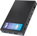 MeLE Mini PC Quieter 4C - 12th Gen N100, Fanless PC, 8GB Memory, 128GB Storage, 2.4/5G Wi-Fi, Full-Functional USB-C, 4K Triple Display Desktop on Home, Office, Education, Astrophotography