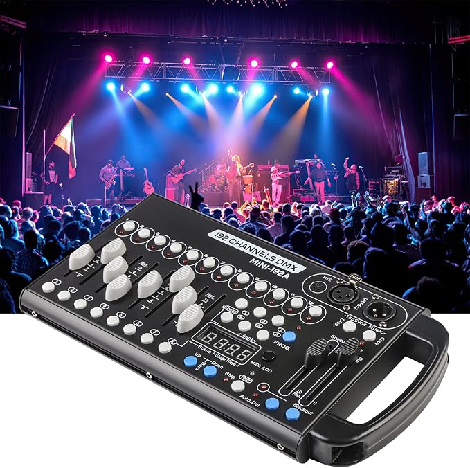 DMX Controller - 192 Channel DMX Light Controller for Led Lights
