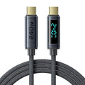 toocki USB C Cable 6.6ft 240W Fast Charging Cord with LED Display Compatible with iPhone 17 16 15 Pro Plus Pro Max Air, iPad Pro, Samsung Galaxy S24 S23, Switch, MacBook Air, Pixel