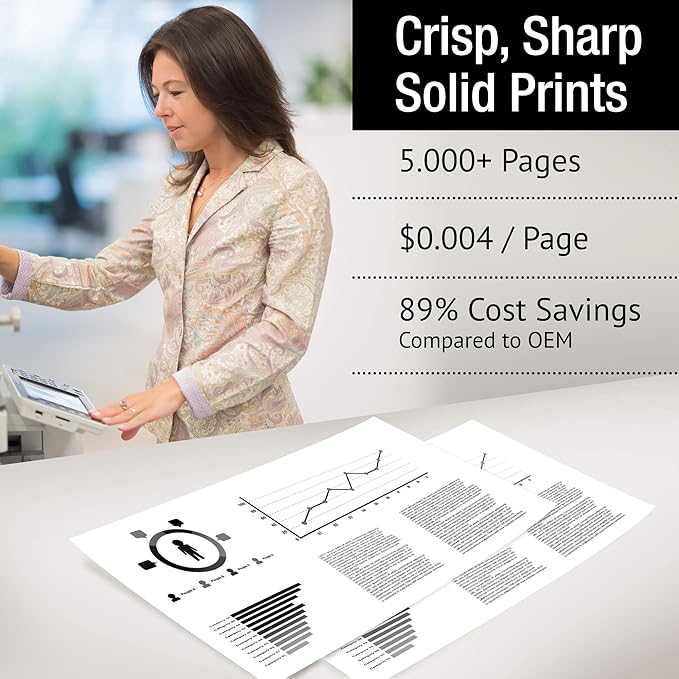 CS Compatible Toner Cartridge Replacement for Canon C120 1382A005AA Black Canon ImageClass D1120 D1150 D1170 D1180 D1320 D1350 D1370 D1520 D1550 5 Pack