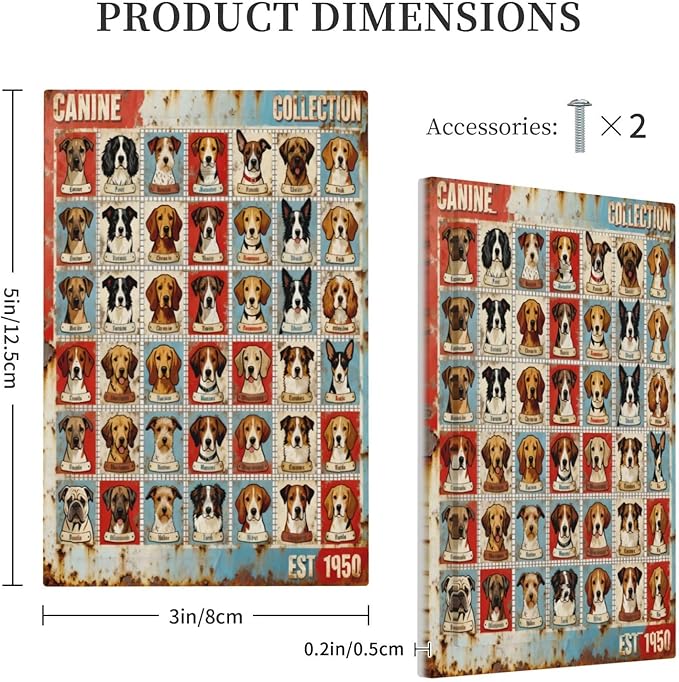 Bvtewkhz Dogs Funny Puppy Pets Vintage No Device Single Blank Decorative Outlet Covers Light Switch Plate Electrical Receptacle Switchplate For Bathroom Kitchen Bedroom
