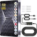 2026 Upgraded Indoor TV Antenna, 3600+ Miles Range HD Digital Antenna for Smart TV, Strongest with Amplified Signal Booster Supports 4K 8K 1080p All TVs- 38FT Coaxial Cable for Local Channels