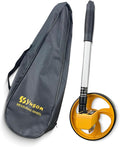 YS YUSON 6 Inch Measuring Wheel in Feet with Canvas Bag - Telescopic Folding Distance Roller Up to 10,000Ft, ±0.3% High Accuracy, Mechanical One-Key Reset for Construction, Landscaping & Surveying