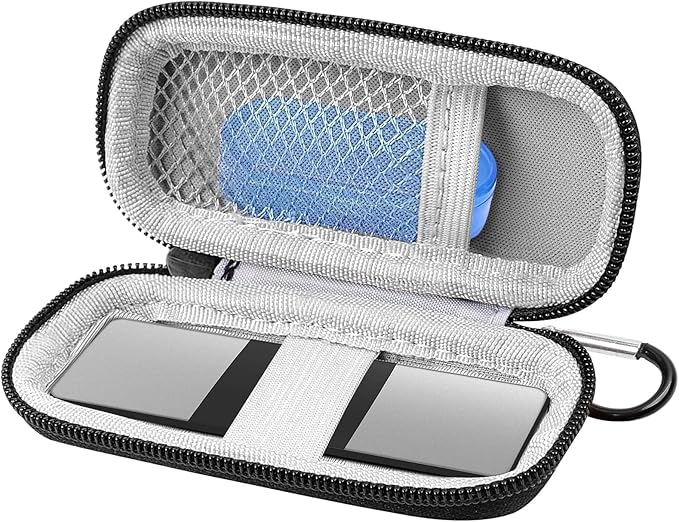 Heart Monitor Case Compatible with AliveCor Kardia Mobile ECG/for KardiaMobile 6L for Apple and Android Device - CASE ONLY (Black)