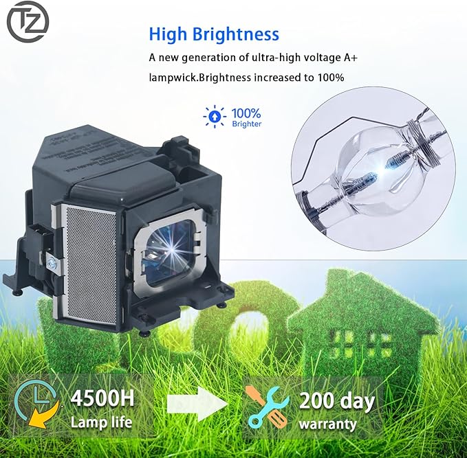 TZRSQL Original LMP-H220 Replacement Projector Lamp Bulb for Sony VPL-VW260ES VPL-VW270ES VPL-VW278ES VPL-VW285ES VPL-VW295ES VPL-VW315N VPL-VW320ES VPL-VW325ES VPL-VW385ES VPL-VW365ES