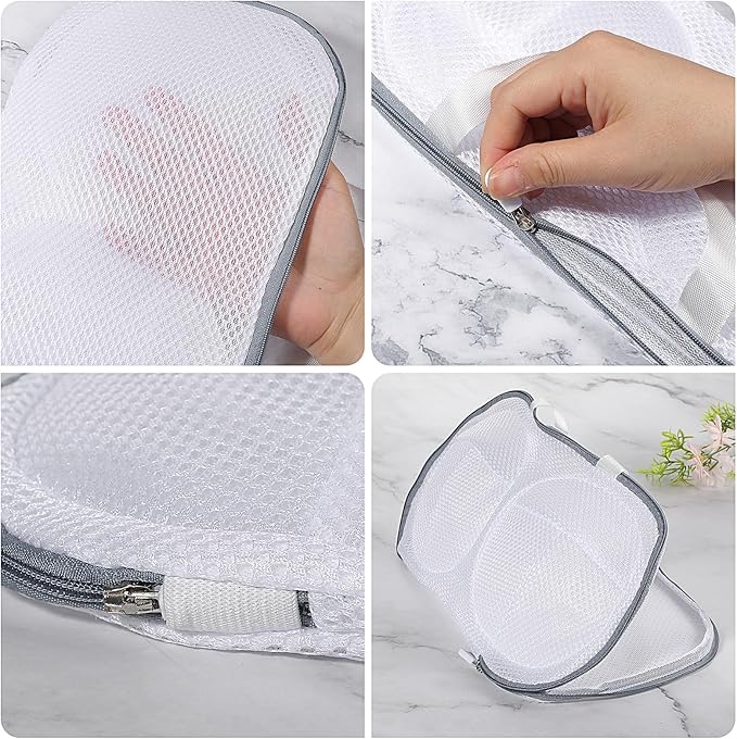 IANFAN 5 Pack Large Bra Laundry Bags for Washing Machine, Underwear Brassiere Bag Set Brassiere Wash Bags for Laundry Lingerie Bag for Washing Delicates Bra Washer Protector