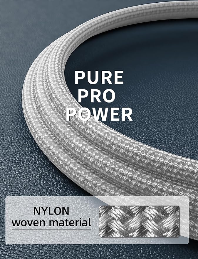 USB A to USB C Cable Fast Charging [2 Pack, 6FT], USB to USB C Charger Cable Upgraded Extra Durable Braided USBC Cable Compatible with iPhone 17 16 15 Pro Max, Samsung Galaxy, LG and More -Silver