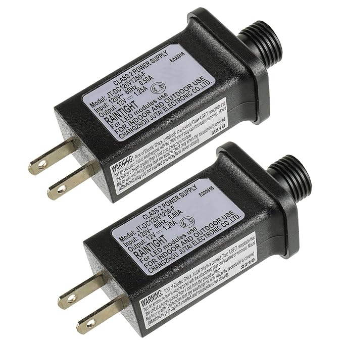 SIGANDG 12V 15W LED Transformer Replacement Class 2 Power Supply for Christmas String Light Inflatable Decorations LED Controller IP44 Waterproof Low Voltage