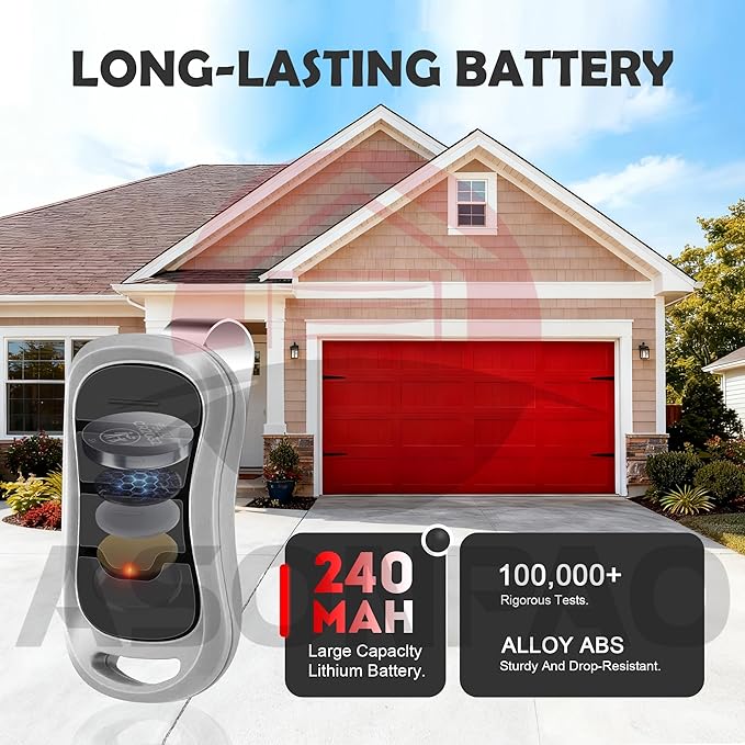 2 for Genie Garage Door Opener Remote G3T-A G3T-R G3T-BX Intellicode【10-Years-Warranty】