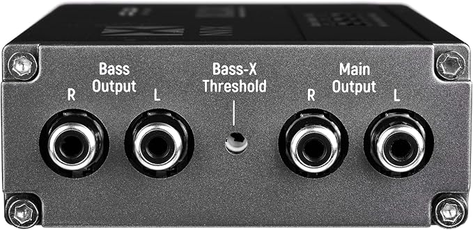 NVX XLCA2 X-Series 2-Channel Line Out Converter Digital Bass Enhancer with xBOOST and Remote Level Control