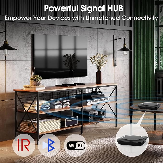 SofaBaton X1S Universal Remote with Hub, Universal Remote Control with One Touch Activities, Customize SofaBaton APP, Compatible with 60 Devices, Compatible with Alexa Google Assistant, Raise to Wake
