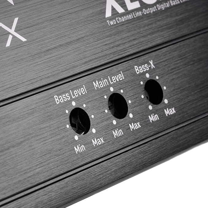 NVX XLCA2 X-Series 2-Channel Line Out Converter Digital Bass Enhancer with xBOOST and Remote Level Control
