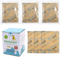 Wisesorb 72% Two-Way Humidity Control Packs- 8 Gram Moisture Absorbers for Herbs, Wood Humidifier Boxes - Natural Craft Paper Design, Individually Sealed Packets, Prevents Leaks [60 Pack]