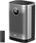 DREO Space Heater for Indoor, Portable Heater, 1500W Compact Ceramic Convection Electric Space Heater,70°Oscillating, Remote, 3-Heat Levels