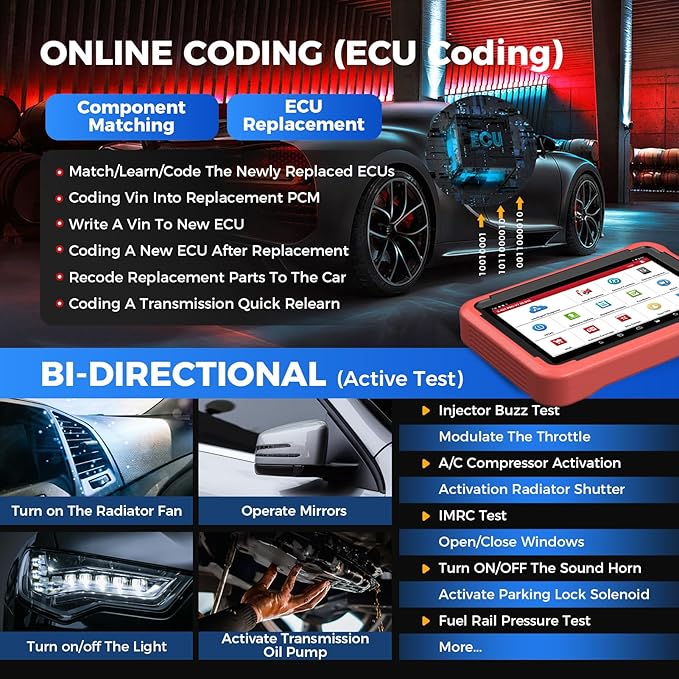 Launch X431 PROS V 5.0, 2026 Newly Bidirectional Scan Tool, Bluetooth Launch Scanner with DBSCar VII Connector,38+ Reset for All Cars,Online ECU Code,CANFD,FCA AutoAuth,VAG Guide,2 Yrs F-Ree Update