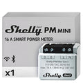 Shelly PM Mini Gen3 | WiFi Smart Power Meter 1 Channel 16 A | Home Automation | Bluetooth Gateway | Compatible with Alexa & Google Home | iOS Android App | No Hub Required | Smart Schedules