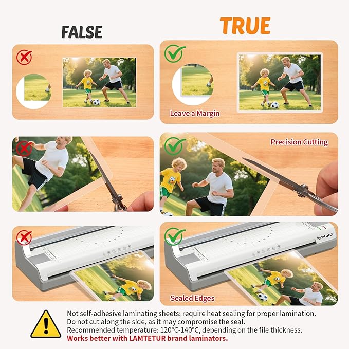 Lamtetur Thermal Laminating Pouches 9"x11.5" Inches, Holds 8.5 x 11 Inch Sheets,5mil 200Pack Hot Laminate Films, Clear Laminator Papers, Letter Size Lamination Sheets (125Mic 200Pcs)