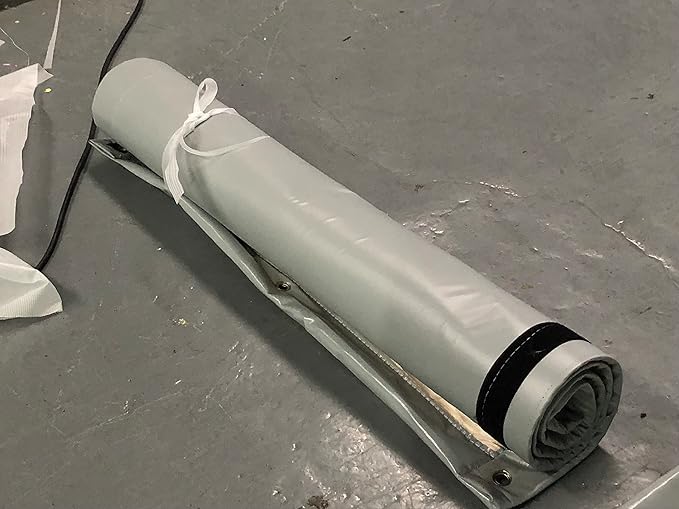 LTCANOPY Temporary Construction Traffic Industrial Sports Pitches Outdoor Noise Control Sound Blocking Reducing Cancelling Soundproof Screen Blankets Sound Barrier 39.3”x78.7"(grey)…