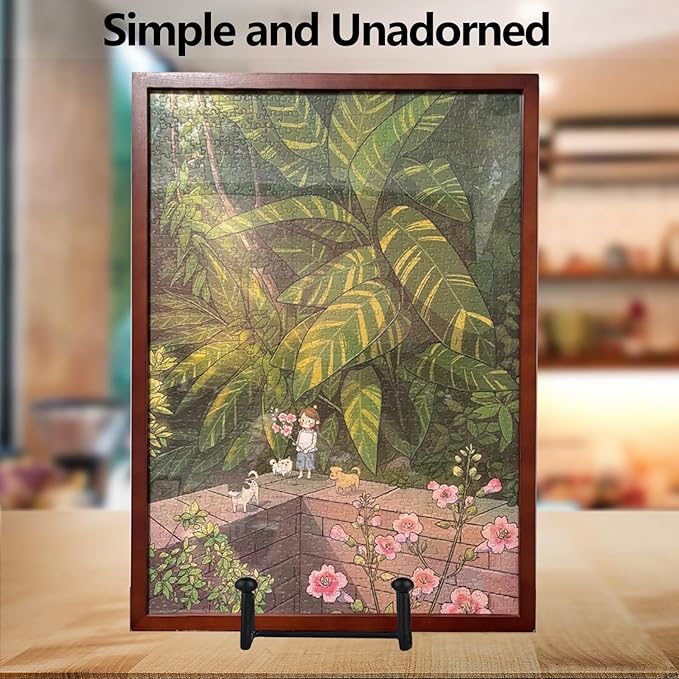 IBosins 5 Pack 14 Inch Plate Holder Display Stands, Large Metal Black Frame Stand for Picture, Book, Photo Easel, Creation, Collectibles