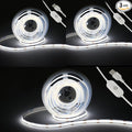 UVTaoYuan Led Strip Lights 5V USB 6.56ft/2m 640 LEDs Touch stepless Dimmable USB COB LED Strip Light 6500K White 10W Flexible 5v led for Bedroom Kitchen,Room Decor,3D Printing Lighting (3Pack)