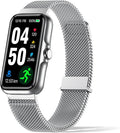 JYUAJOI Fitness Tracker with 24/7 Continuous Heart Rate, Blood Oxygen Monitor, Smart Watch with Sleep Monitor, IP68 Waterproof Activity Tracker Step Counter for Women Men