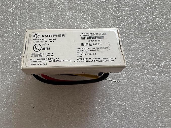 *New* NOTIFIER FMM-101 Addressable Mini Monitor Module FMM 101