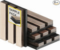 Samples-Pack Acoustic Slat Wall Panels - Soundproof Wood Paneling for Interior Decor