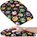 BOCHEERY Ergonomic Mouse Pad Wrist Support,Upgrade Mousepad with Massage Design,Non-Slip PU Base Desktop Mouse Pads for Pain Relief, Computer, Office & Home,12 x 8 in（F-Lovely Dogs）