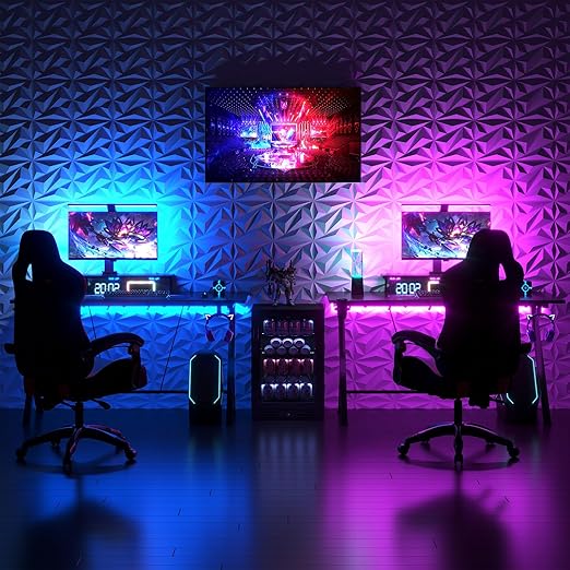 Art3dwallpanels 50 Pack 3D Wall Panel Diamond for Interior Wall Décor, PVC Flower Textured Wall Panels for Living Room Lobby Bedroom Hotel Office, White, 12''x12''