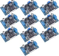 Seloky LM2596 Adjustable DC-DC Step-Down Buck Converter Module with LED Voltmeter Display, Voltage Regulator 4.0-40V Input to 1.25-37V Output Power Supply Module (Pack of 10)